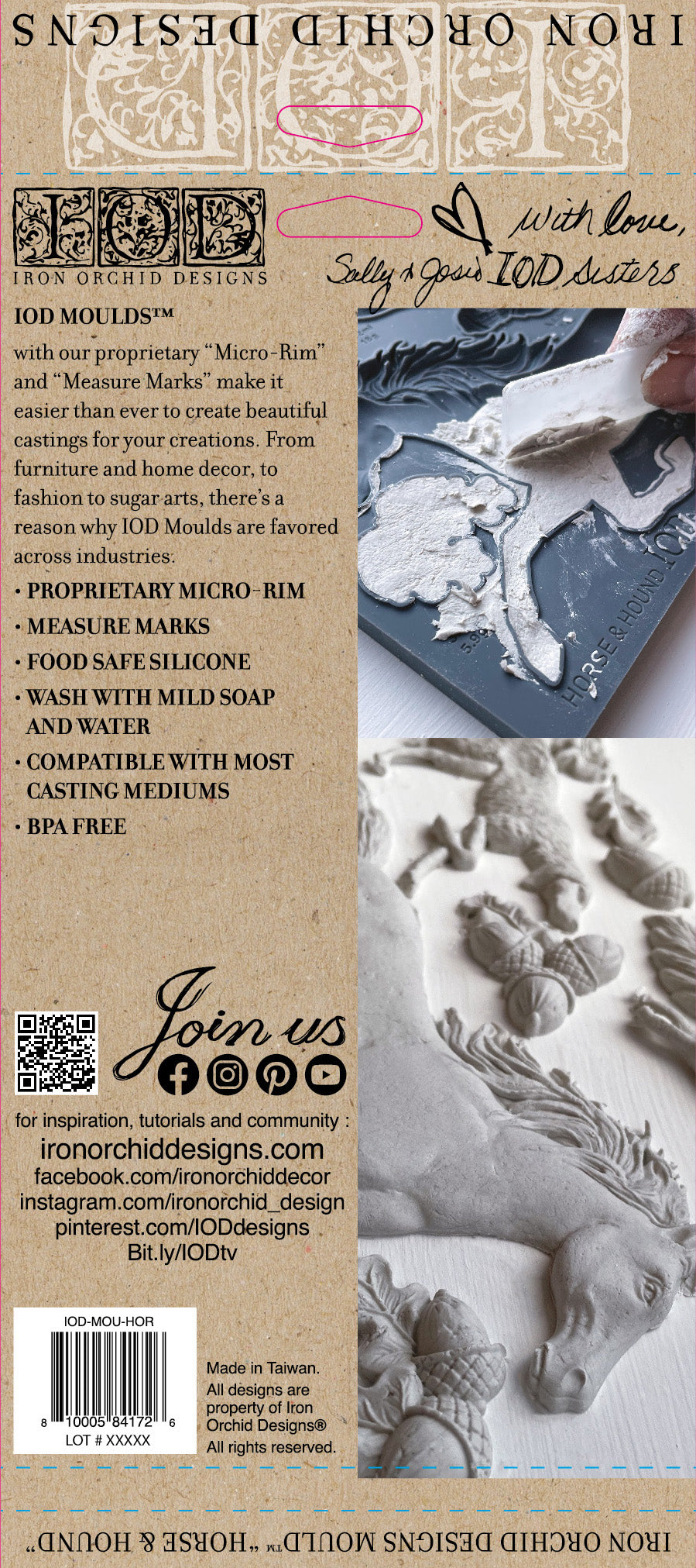 Horse & Hound IOD Mould