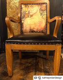 Beautiful Woman in Gold Decoupage Paper