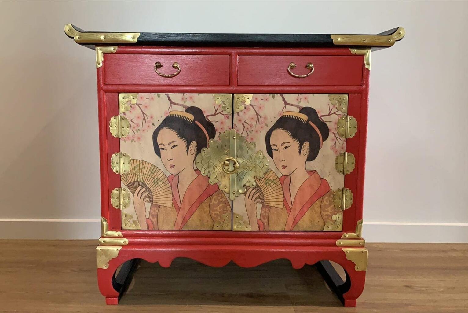 Geisha Decoupage Paper