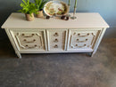 Pale Green Nine Drawer Dresser