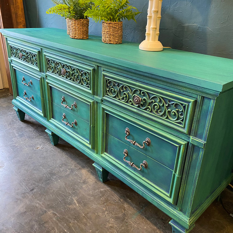 Spanish Mediterranean Style Triple Dresser