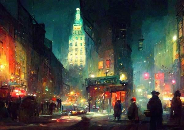 New York, New York Decoupage Paper