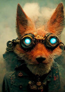 Future Fox Decoupage Paper