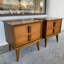 Pair of Mayan Nightstands