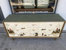 Mid Century Asian Inspired Triple Dresser