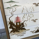 Mid Century Asian Inspired Triple Dresser