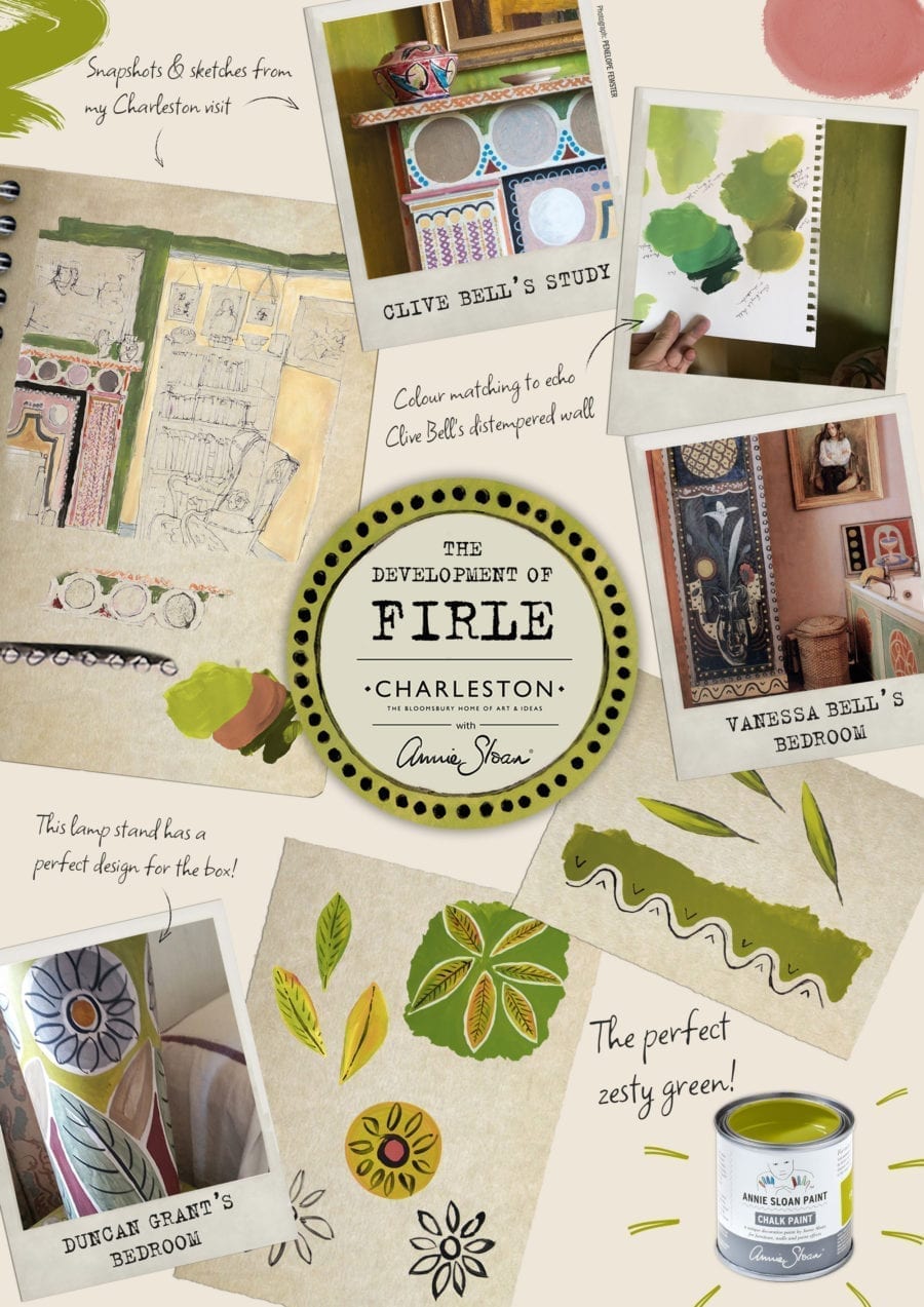 Annie Sloan with Charleston: Decorative Paint Set in Firle