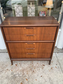 Mid Century 5 Drawer Mid Century Highboy Dresser