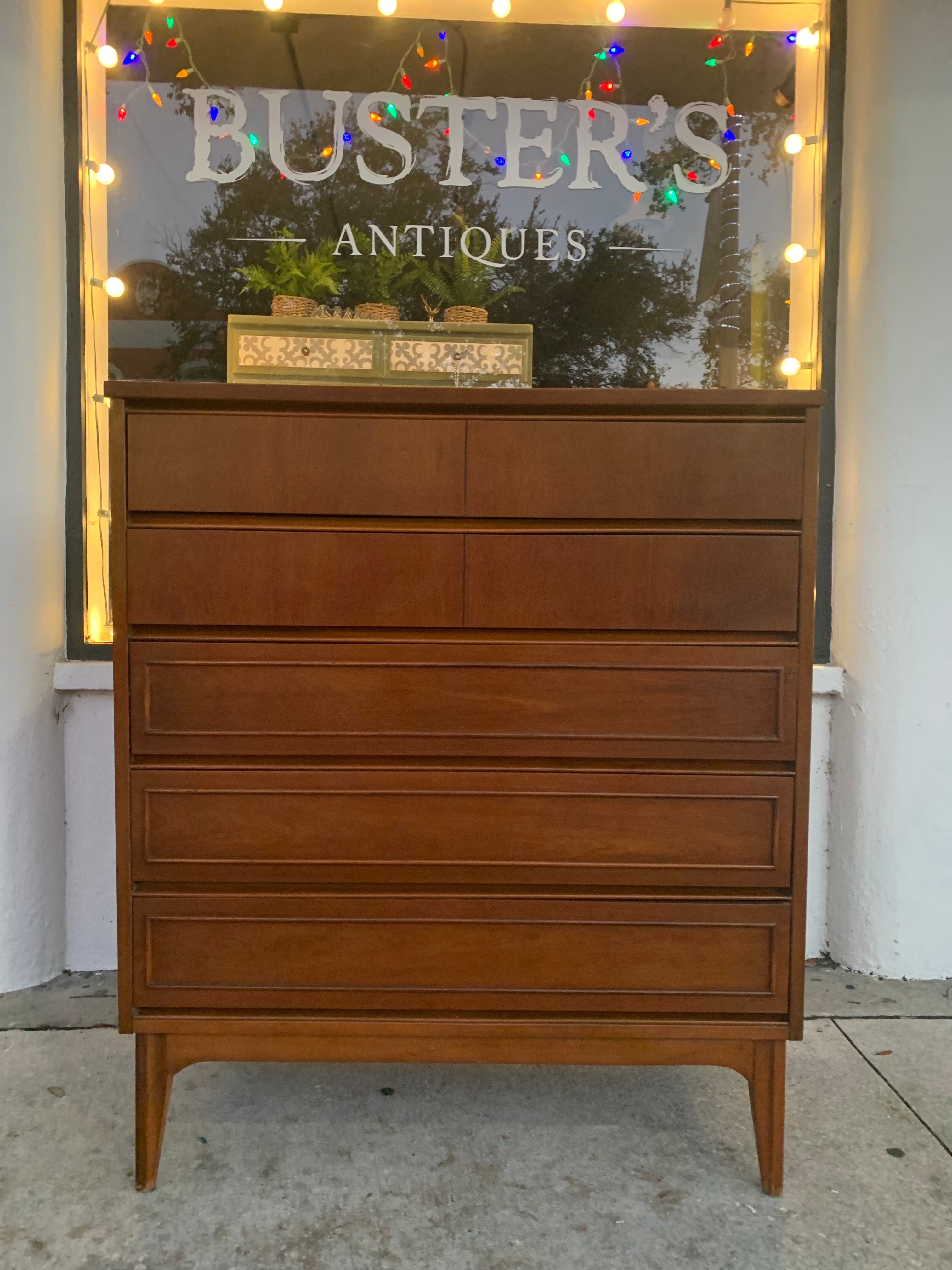 Classic Mid Century Tall Chest