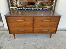 Bassett Six Drawer Mid Century Dresser