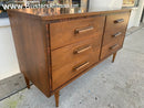 Bassett Six Drawer Mid Century Dresser