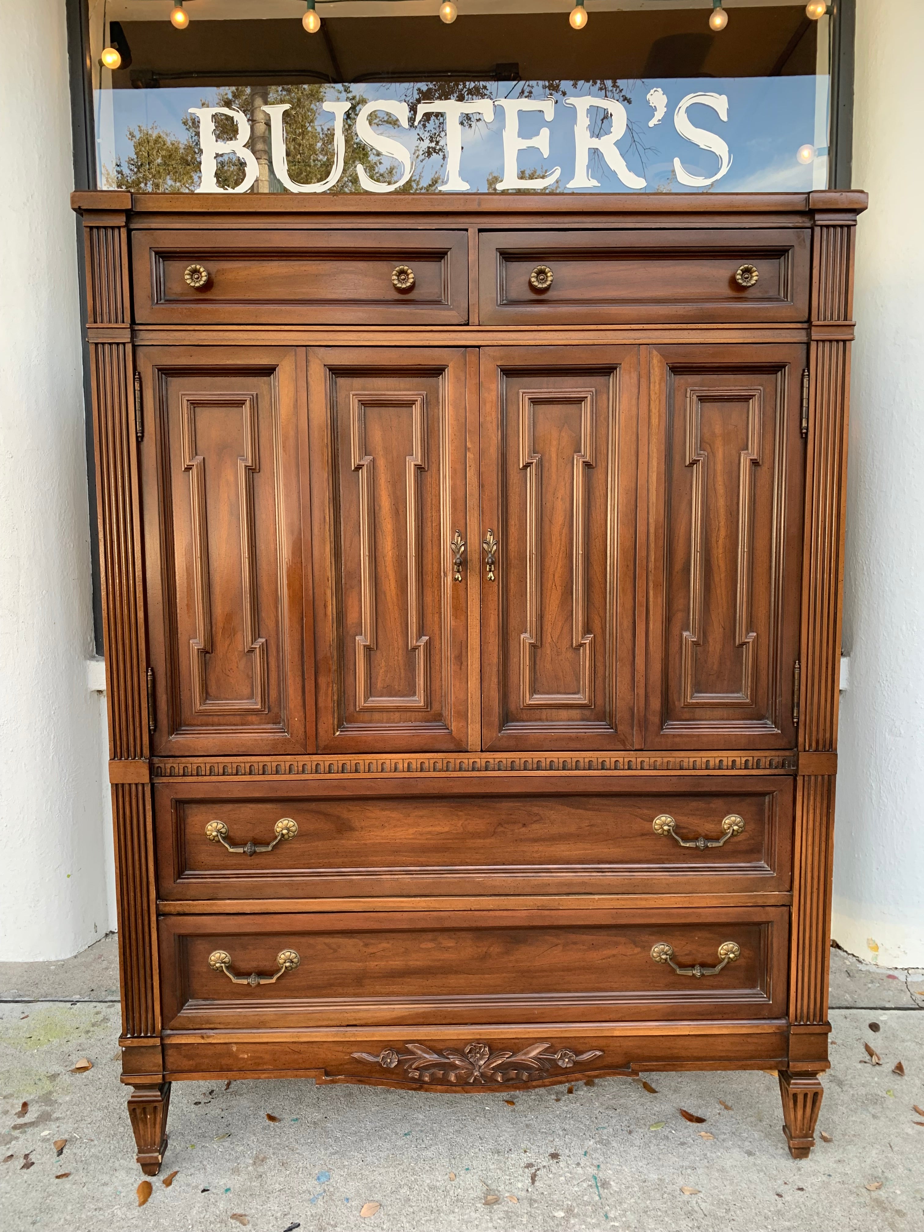 Vintage “Italian Classic” Gentleman’s Chest By Broyhill Premier