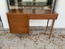 Vintage MCM Desk with Wood Top