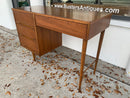 Vintage MCM Desk with Wood Top