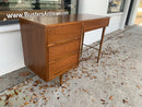 Vintage MCM Desk with Wood Top