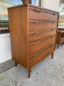 Mid Century Modern Four Drawer Highboy