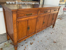 Vintage Wood Credenza