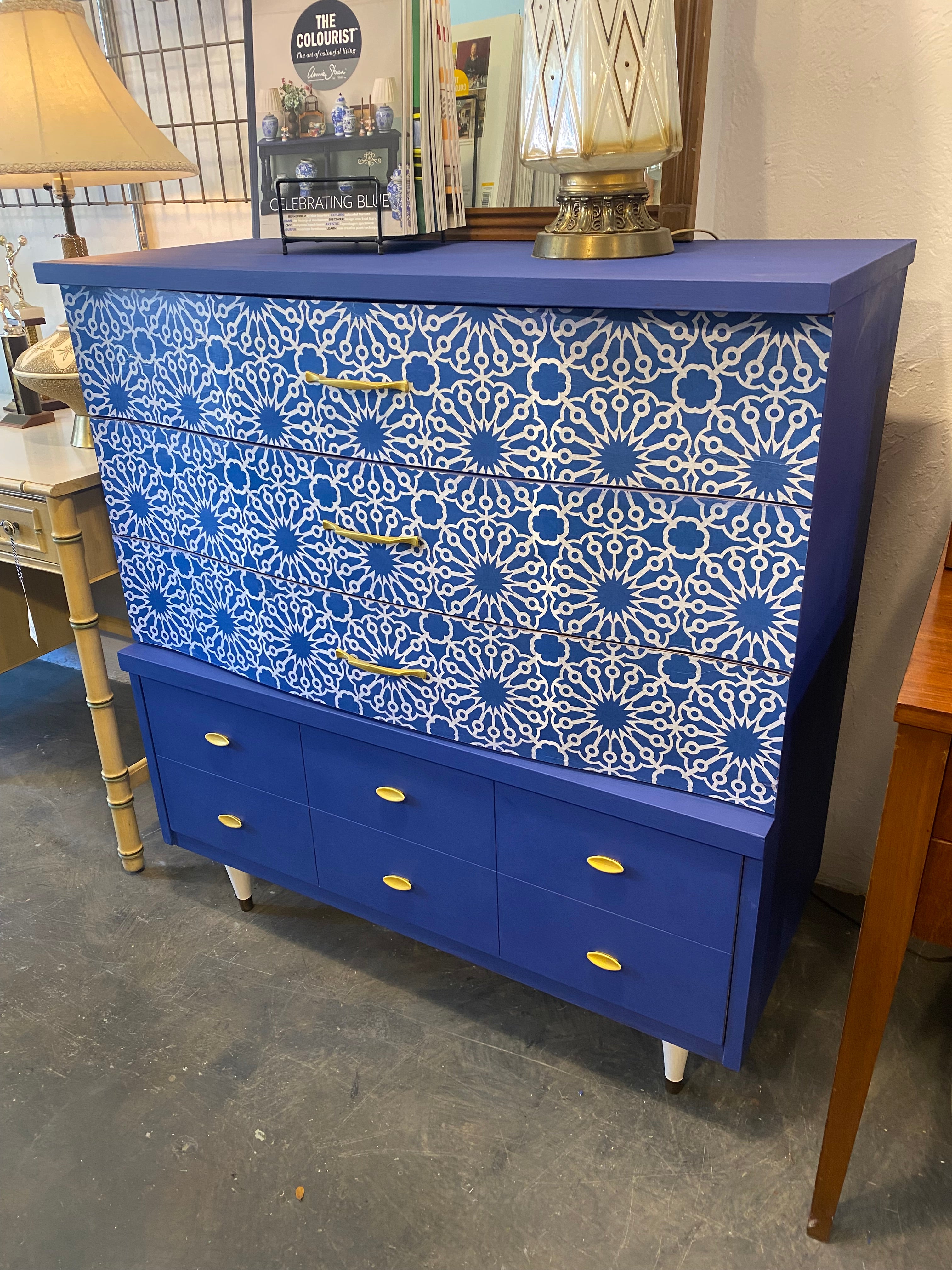 Bassett 4 Drawer Mid Century Chest