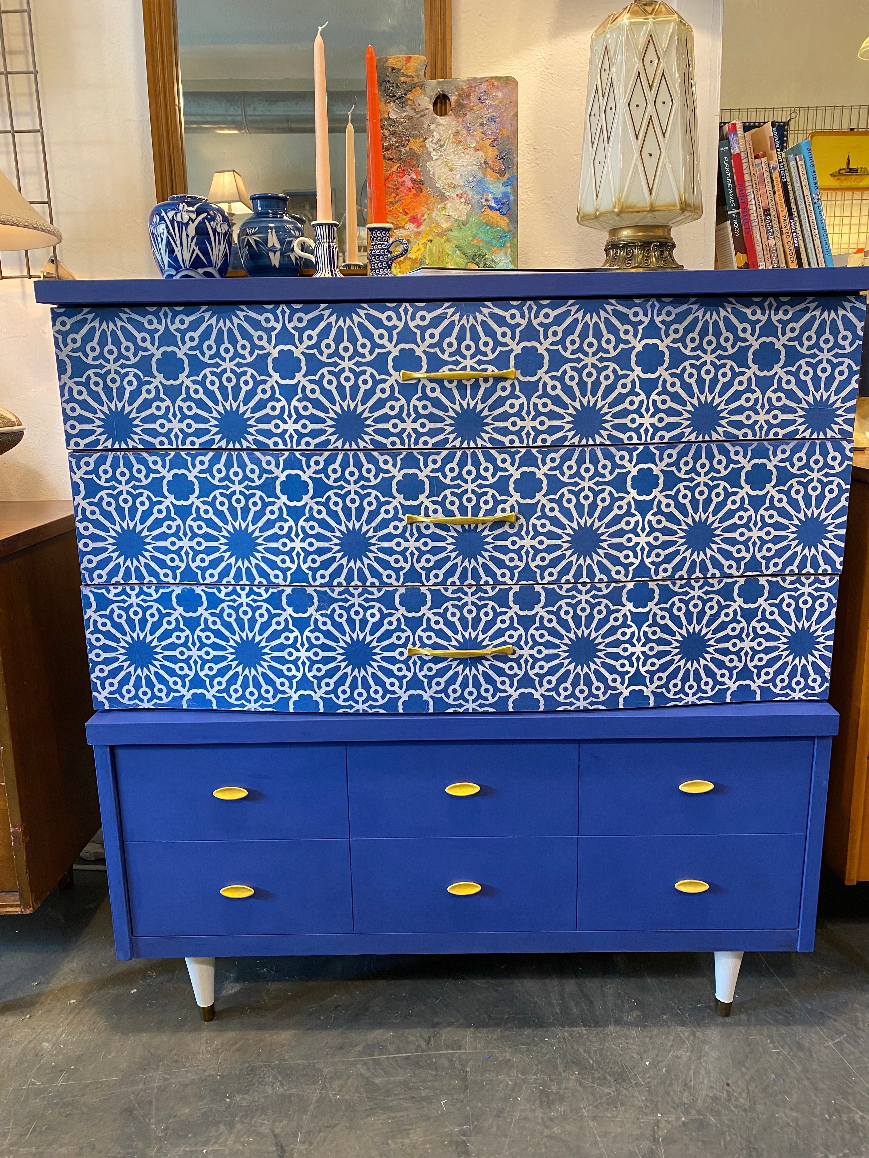 Bassett 4 Drawer Mid Century Chest