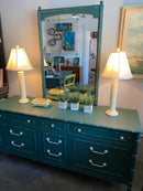 Thomasville Faux Bamboo Triple Dresser