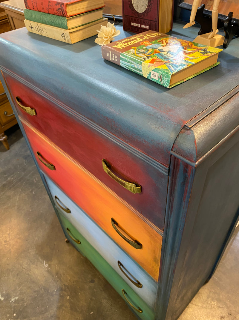 Rainbow Chest of Drawers