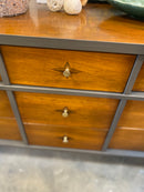 Mid Century Walnut 9 Drawer Dresser