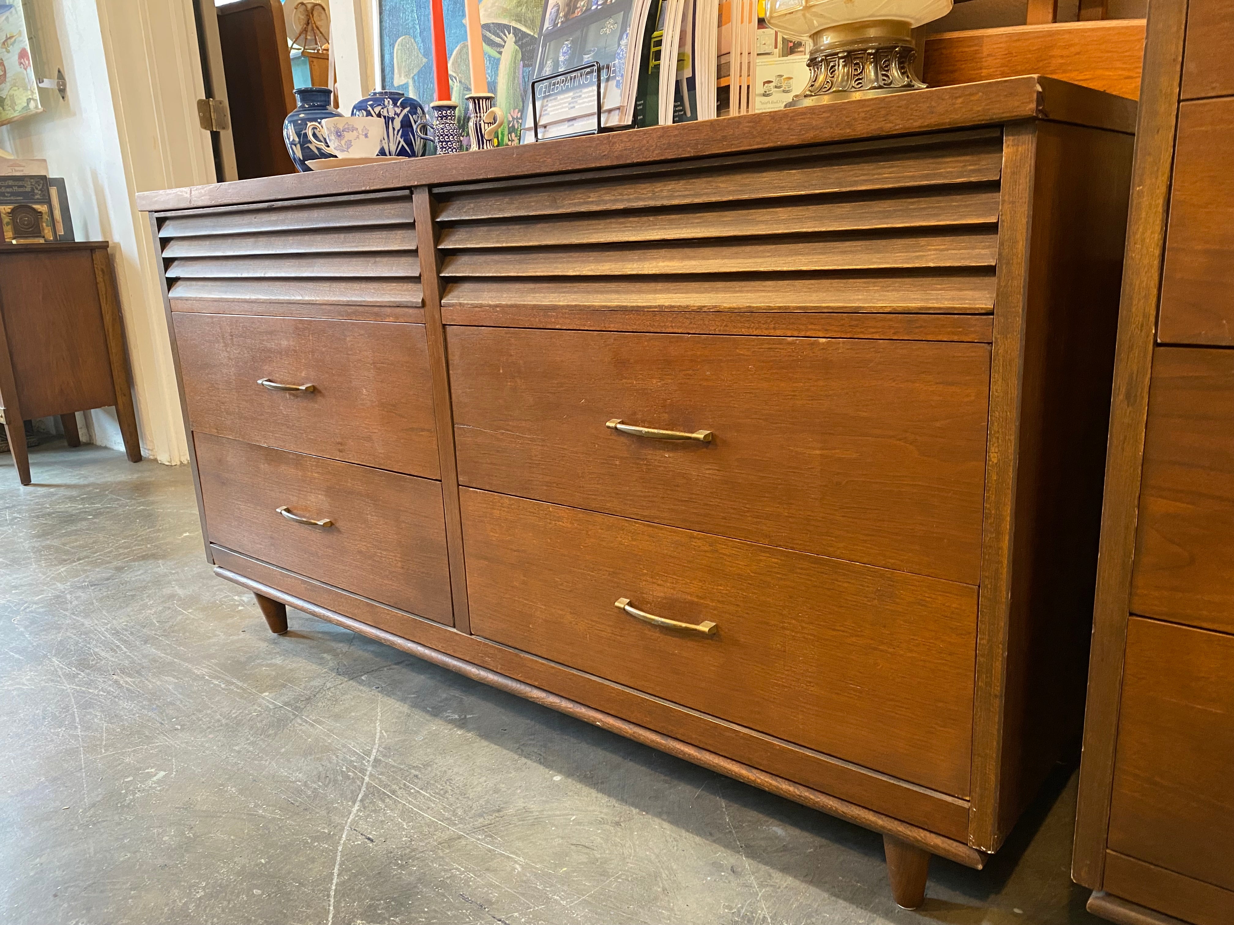 Mid Century Modern Walnut Lowboy