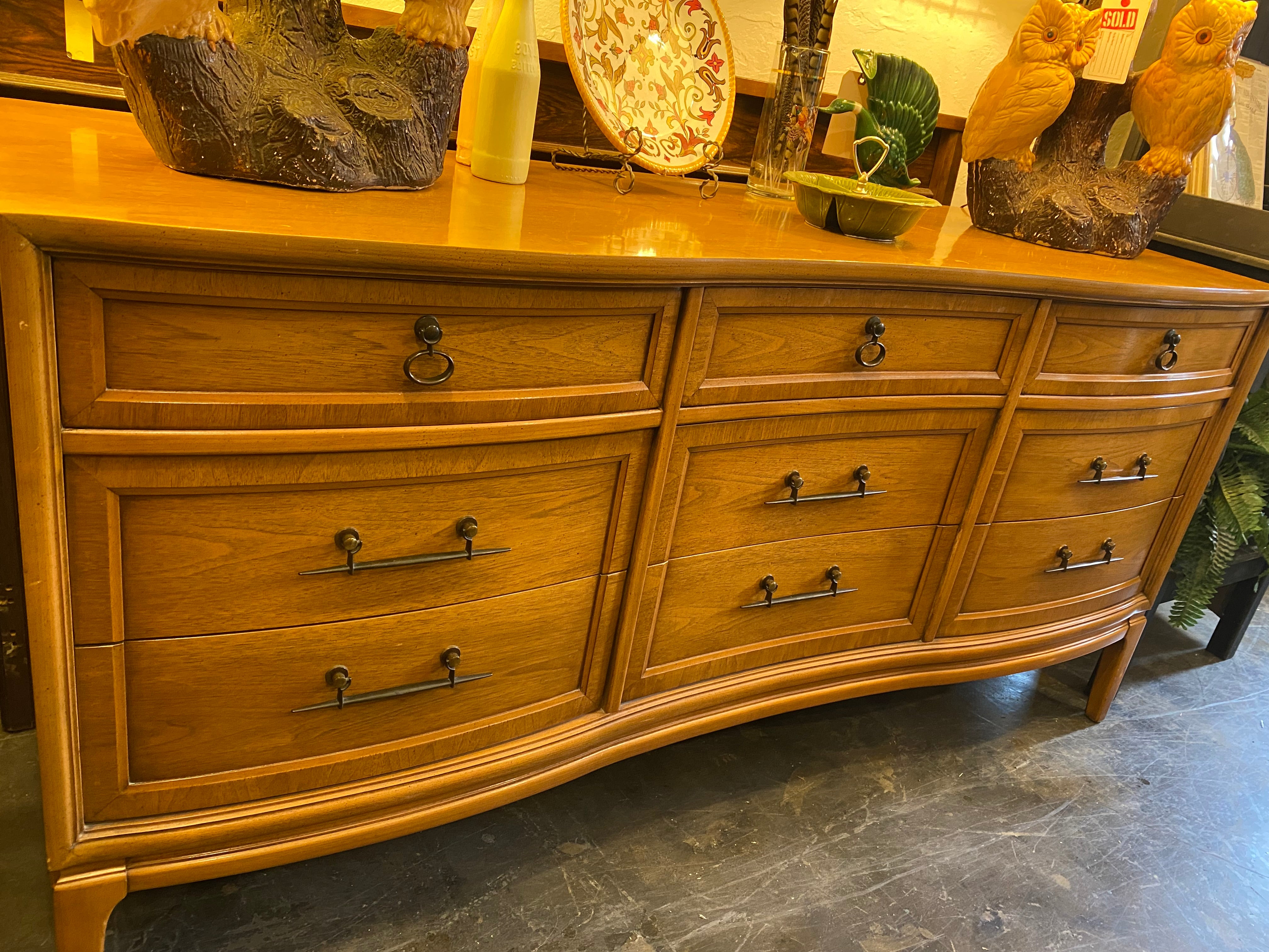 Mid Century Triple Dresser