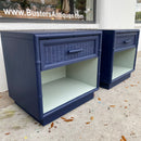 American of Martinsville Faux Bamboo Nightstands