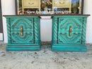 Pair of Rustic Nightstands
