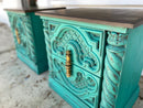 Pair of Rustic Nightstands