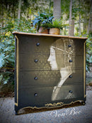 Leonardo's Lady Decoupage Paper