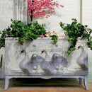 White Swan Decoupage Paper