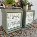 Pair of MCM Botanical Nightstands