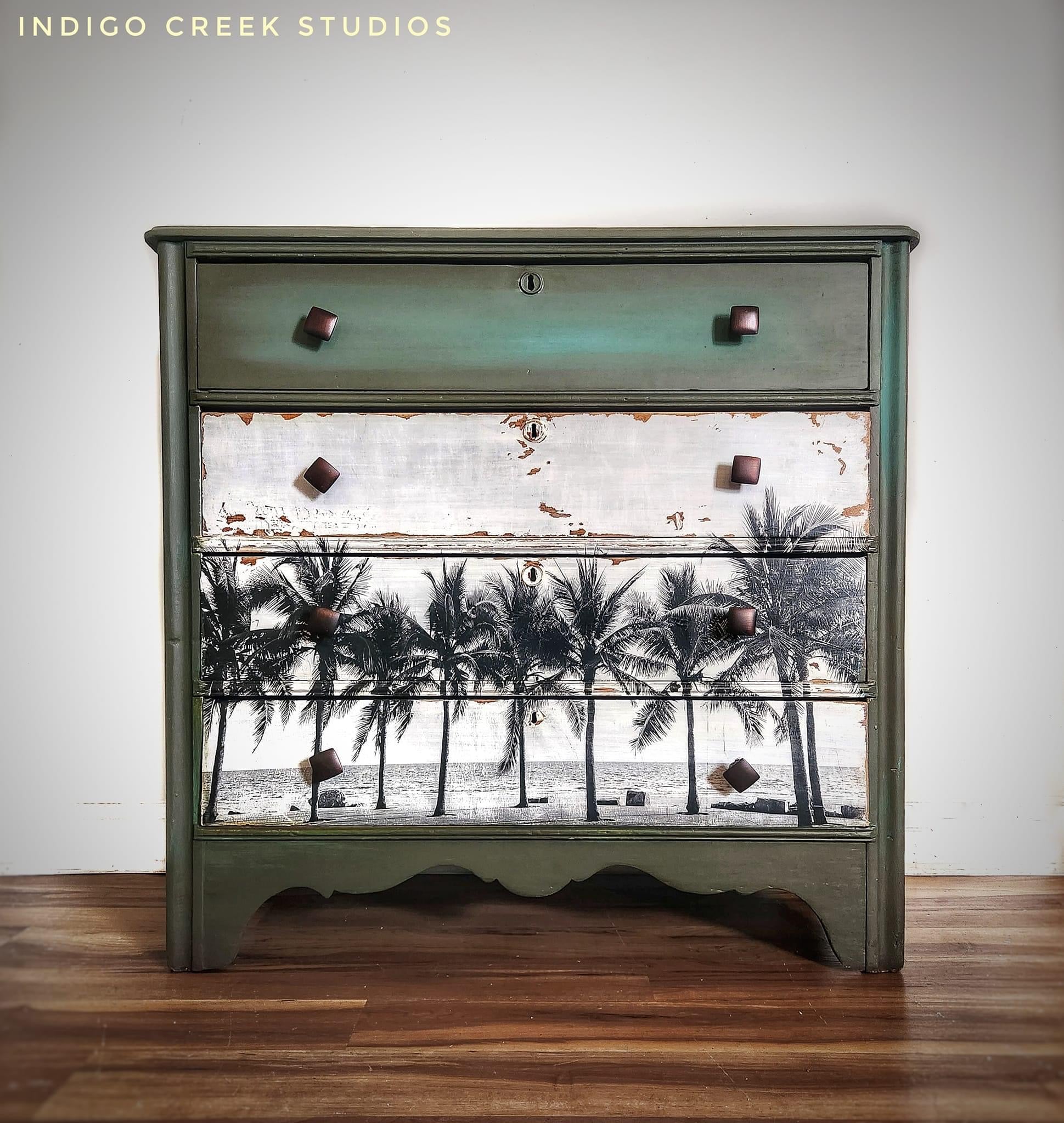 Palm Trees Decoupage Paper