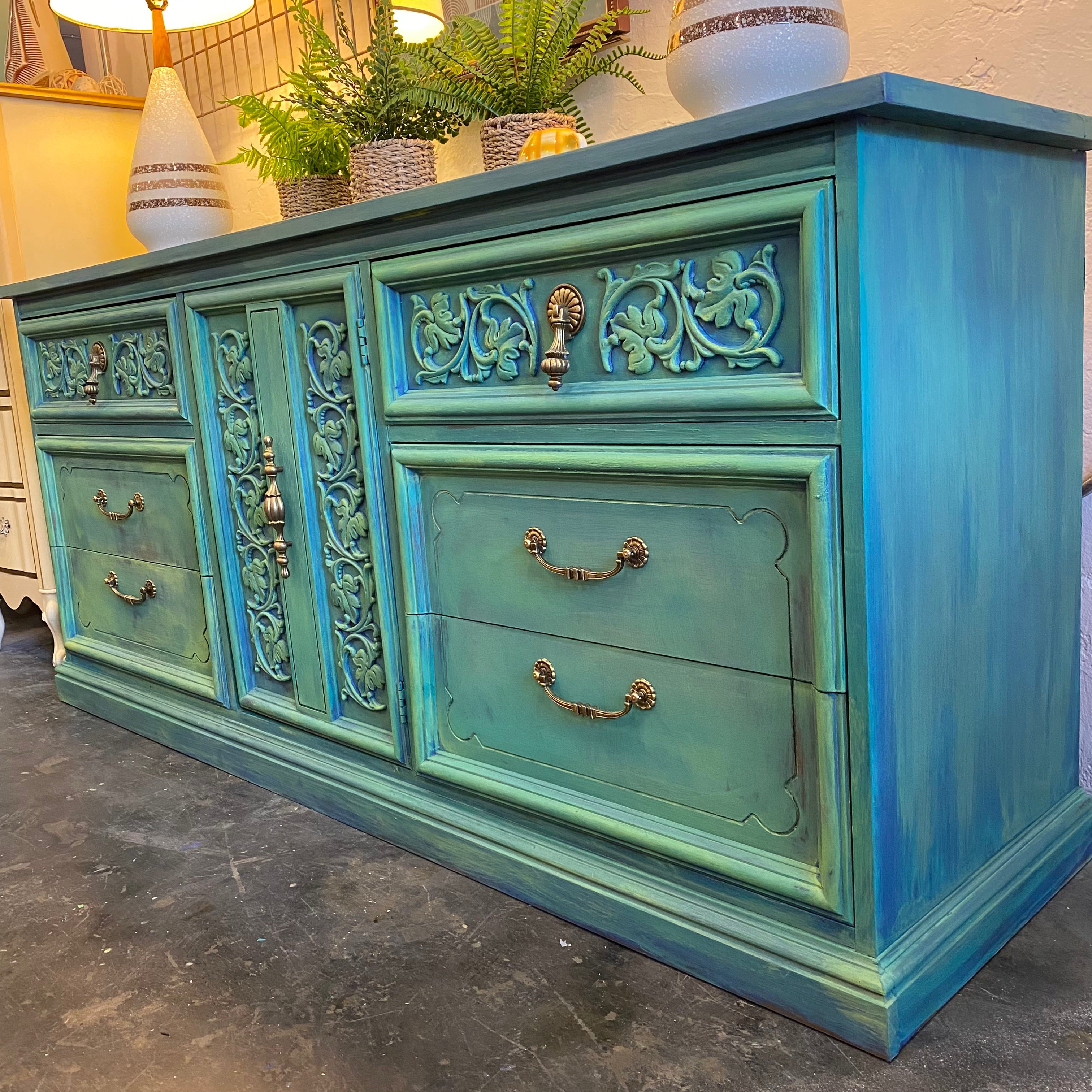 Boho Style Triple Dresser