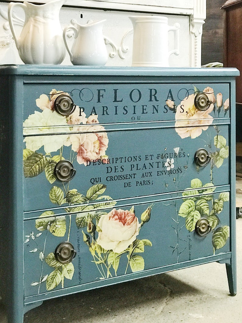 Flora Parisiensis IOD Decor Transfer
