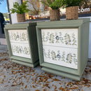 Pair of MCM Botanical Nightstands