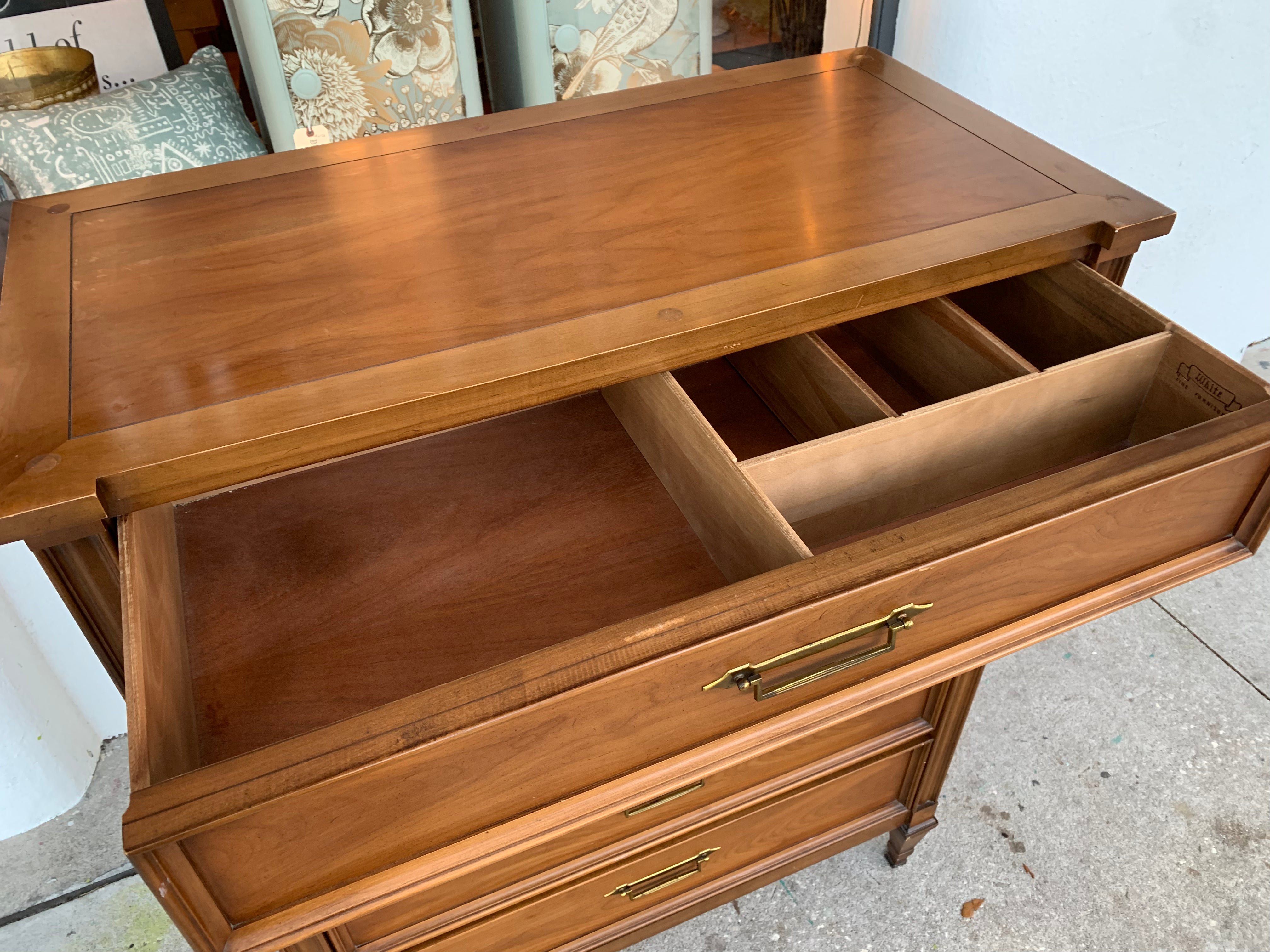 Five Drawer Highboy from White Fine Furniture