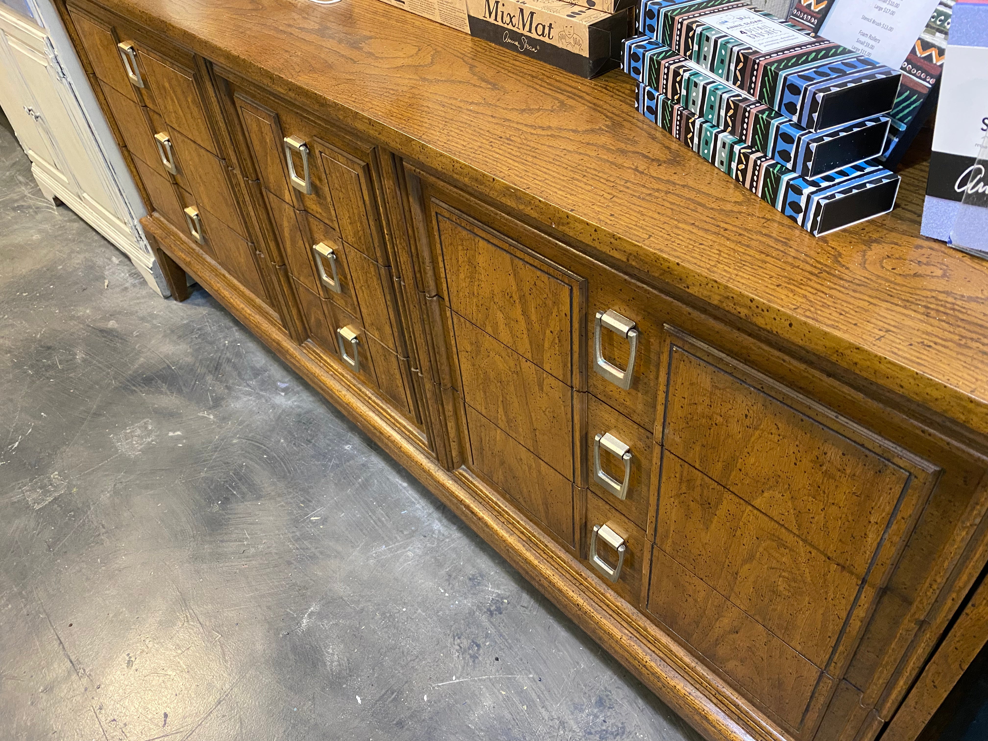 Dixie Mid Century Triple Dresser