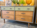 Mid Century 6 Drawer Dresser