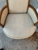 Mid Century High Back Club Chairs