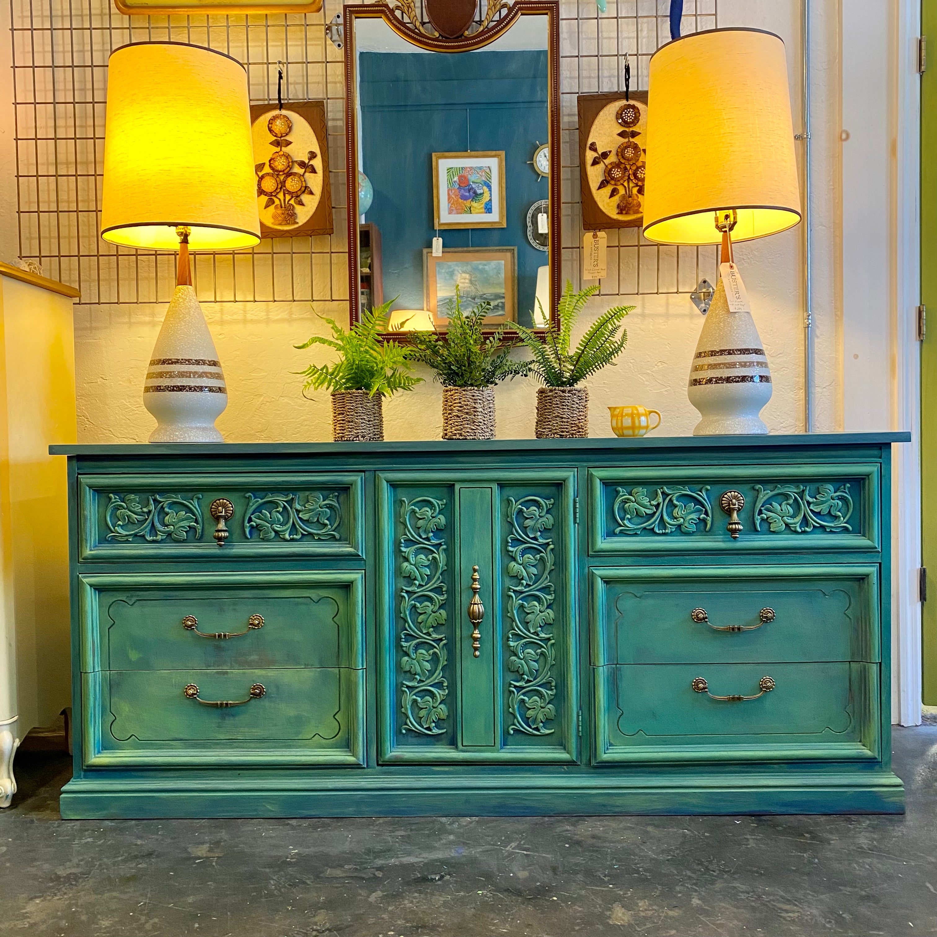 Boho Style Triple Dresser