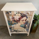 White Antique Chest