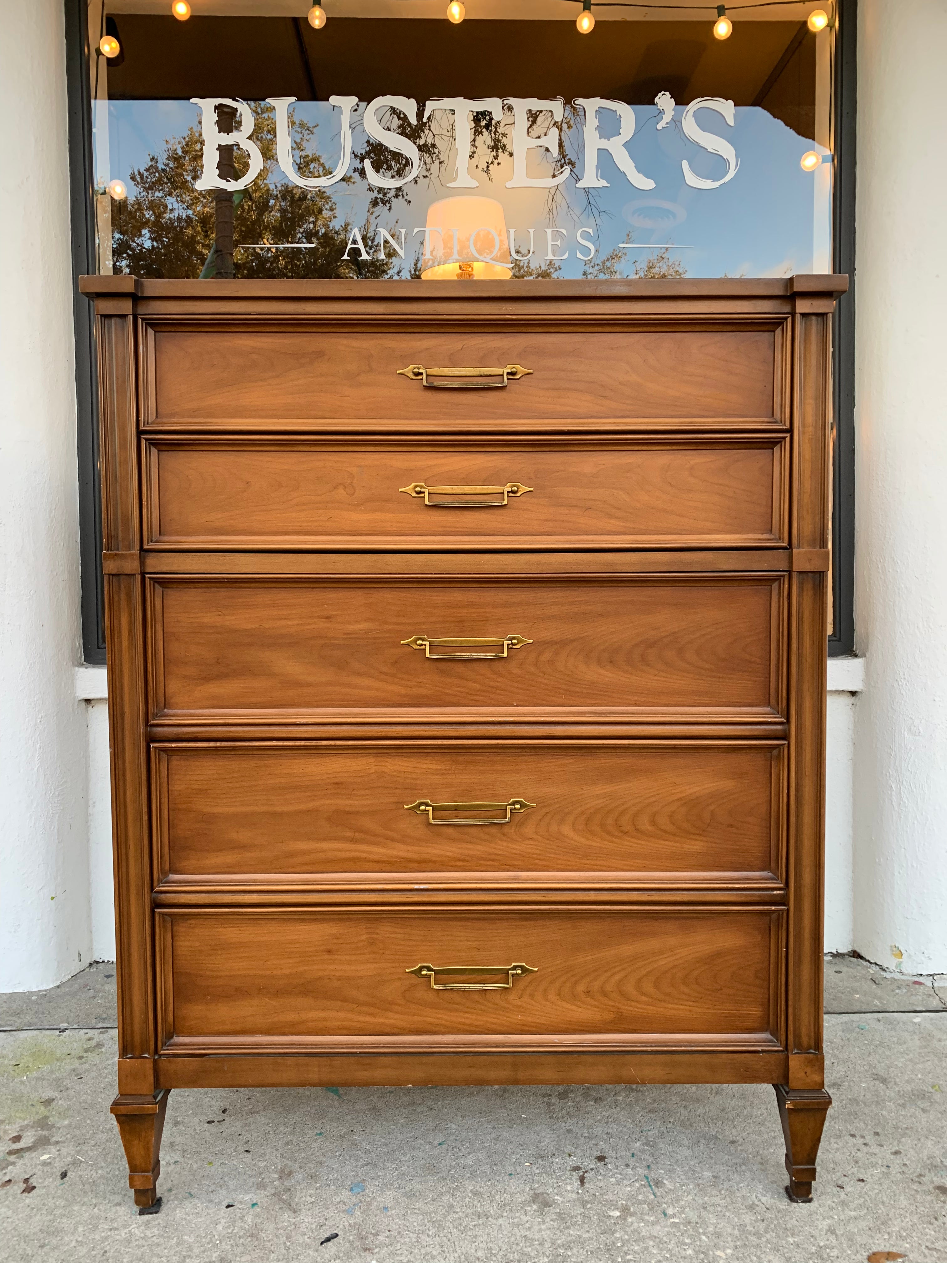Five Drawer Highboy from White Fine Furniture