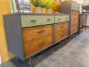 Mid Century 6 Drawer Dresser