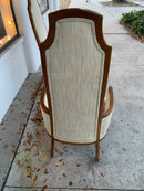 Mid Century High Back Club Chairs