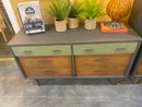 Mid Century 6 Drawer Dresser