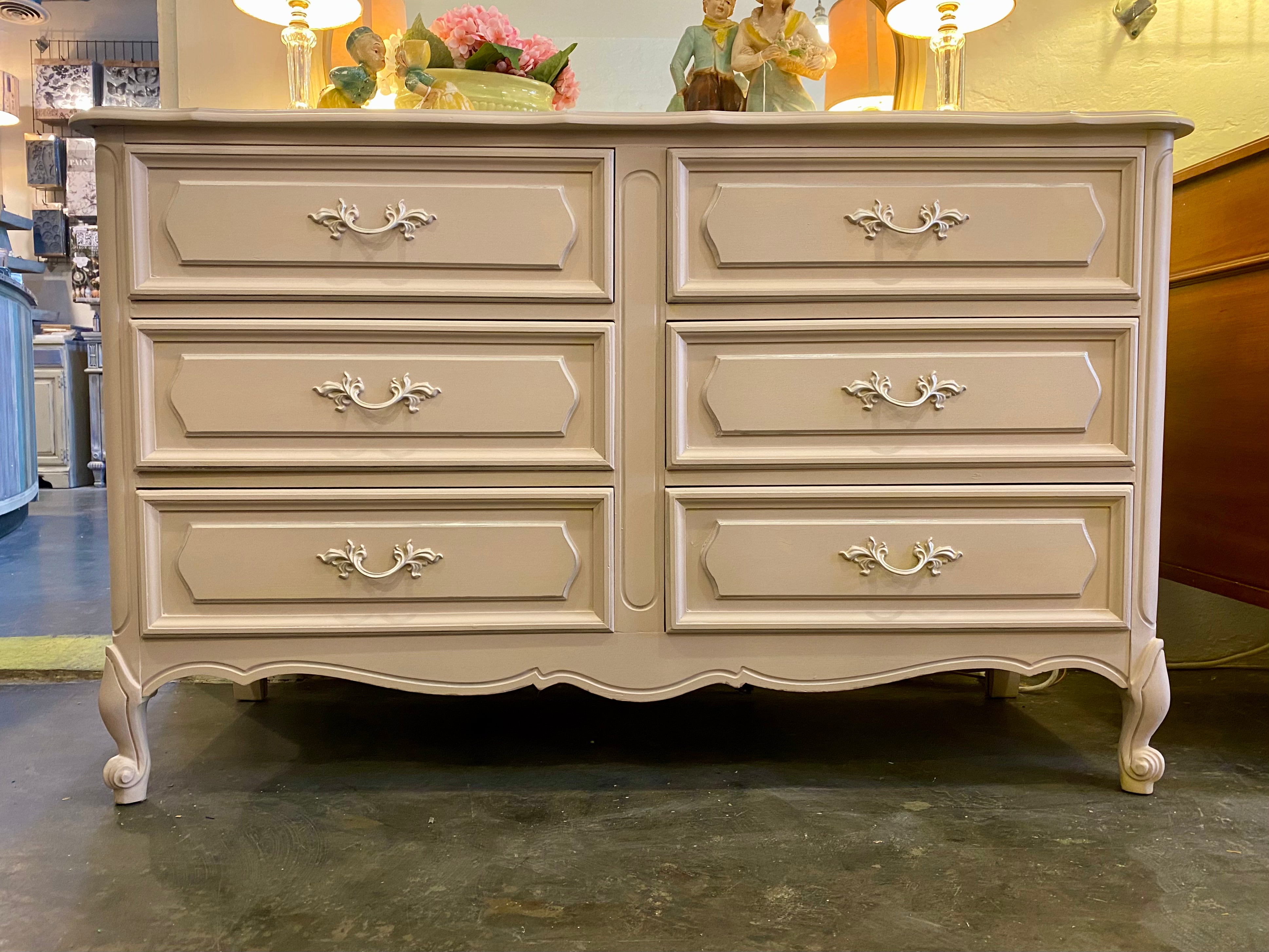 French Provincial Double Dresser by Henry Link