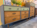 Mid Century 6 Drawer Dresser